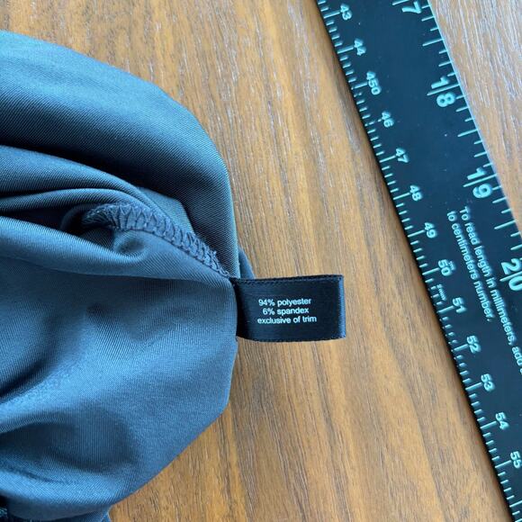 Y2K The Limited Dark Gray Flowy Tank Elastic Waistband Double Straps Size Small - Picture 9 of 9